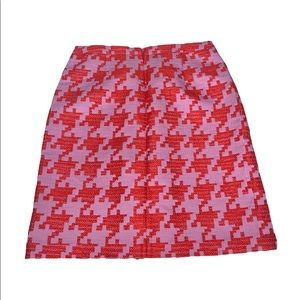 J. Crew Houndstooth Skirt